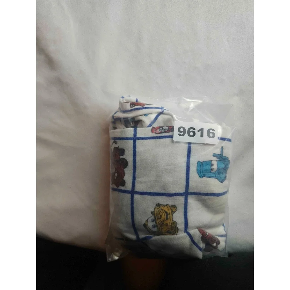 Baby Gap Pixar Cars Pajama Set Boys 4 Years White Graphic Whimsical Loungewear